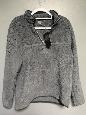 NWT Motion Venture Sherpa Quarter Zip Fleece Pullover